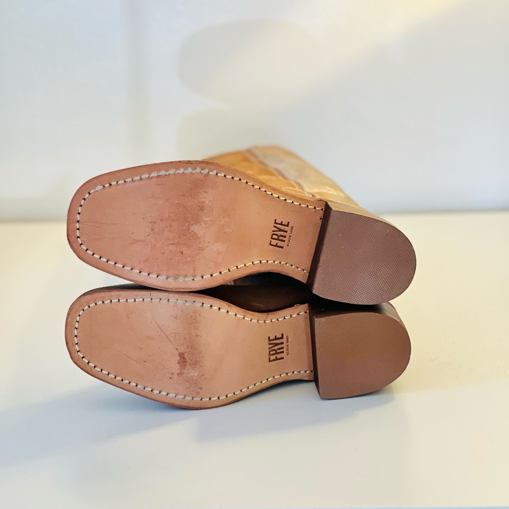 Frye Campus Boots RARE Gold/Bronze Metallic! - Picture 3 of 6